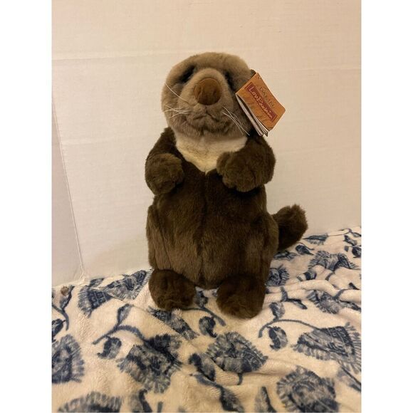 Vintage Dakin 12” Oliver Otter Plush Lou Rankin Little Friends Collection NWT - Picture 1 of 8